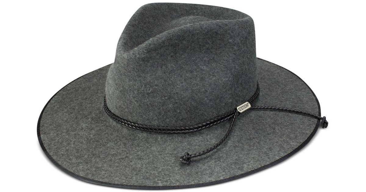 stetson wide brim fedora