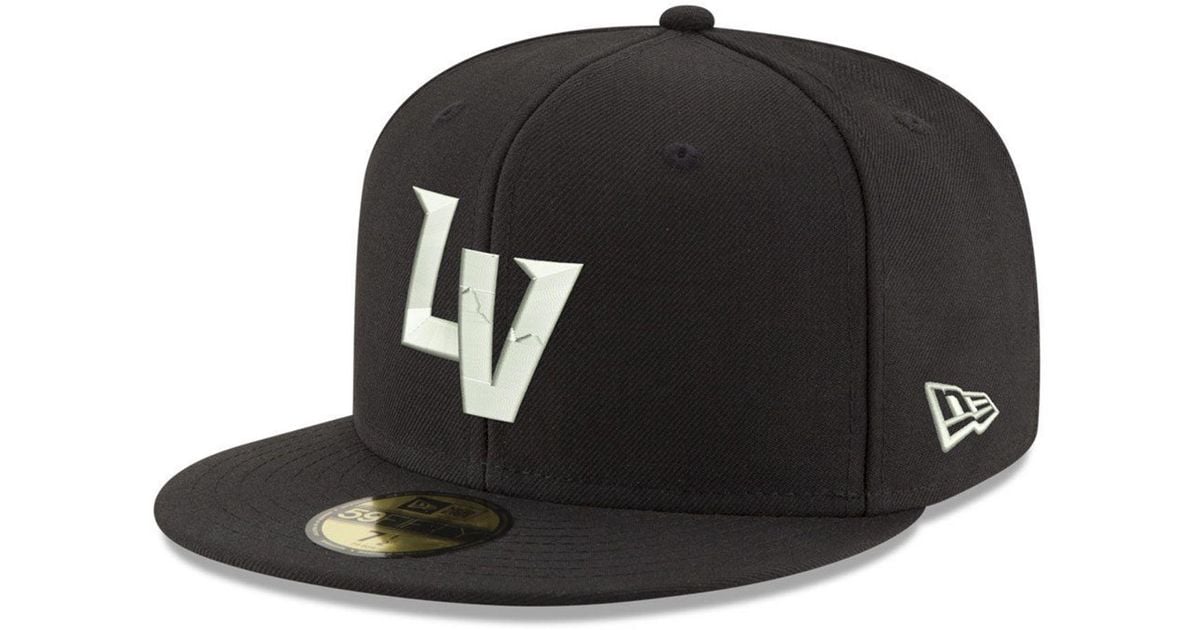 KTZ Las Vegas Aviators B-dub 59fifty Fitted Cap in Black for KTZ Las Vegas Aviators B-dub 59fifty Fitted Cap in Black for