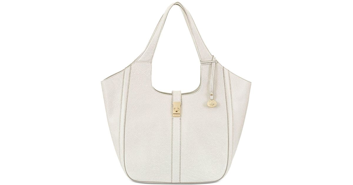 brahmin carla leather tote