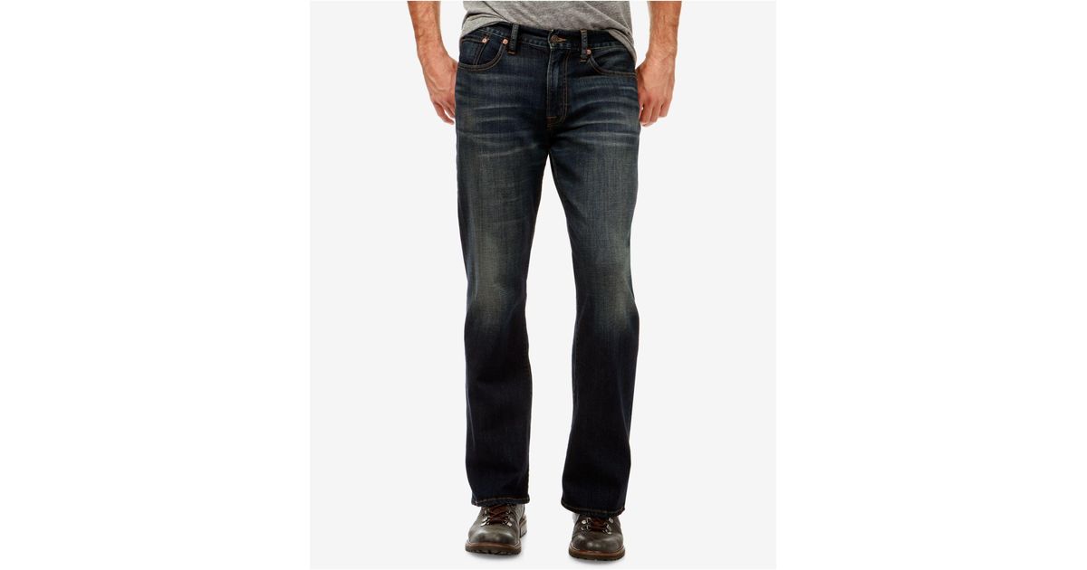 Lucky Brand Denim Men's Boot-cut Jeans in Blue for Men | Lyst