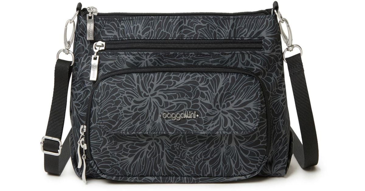 Baggallini Original Rfid Everyday Crossbody Bag in Black Lyst
