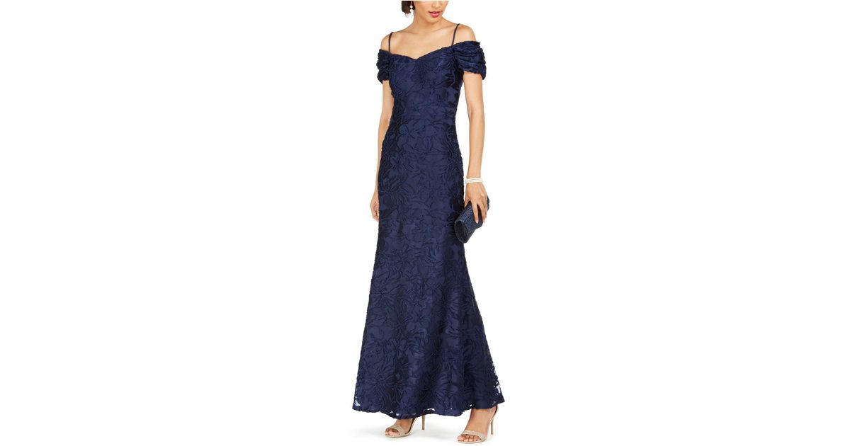 burnout velvet gown