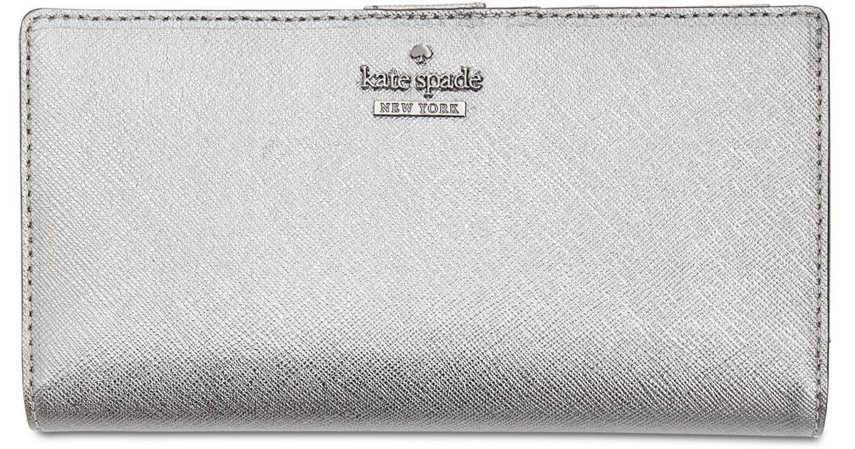 kate spade cameron street stacy wallet black