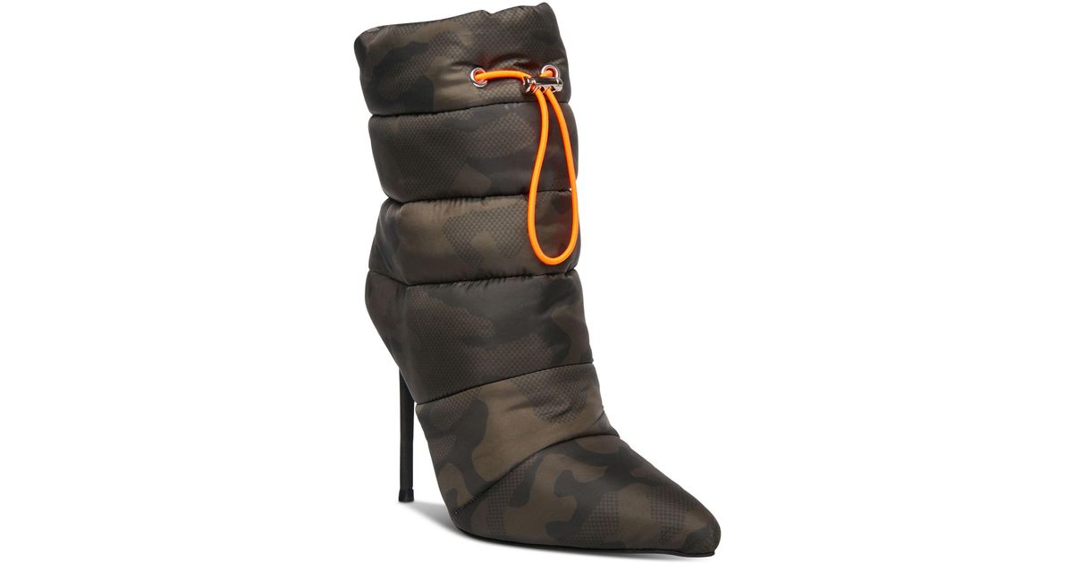 steve madden winnie sneaker bootie camo