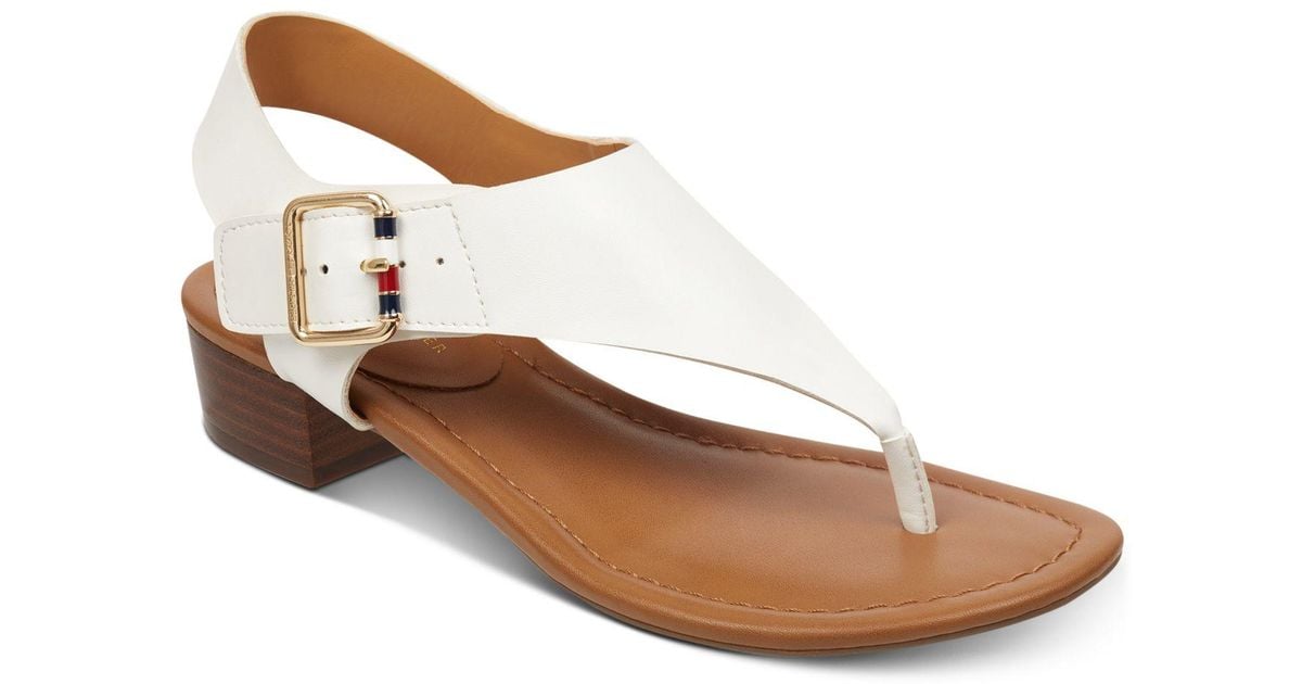 Tommy Hilfiger Kamea Sandals in White 