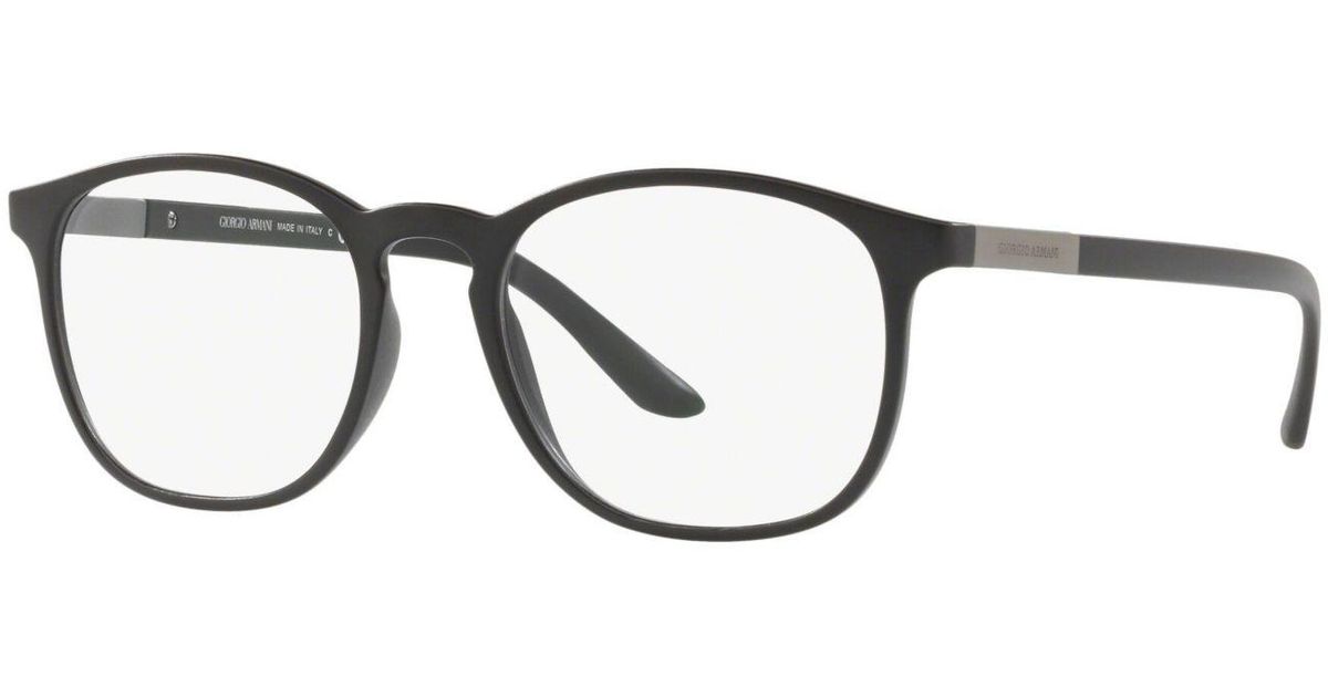 armani square glasses