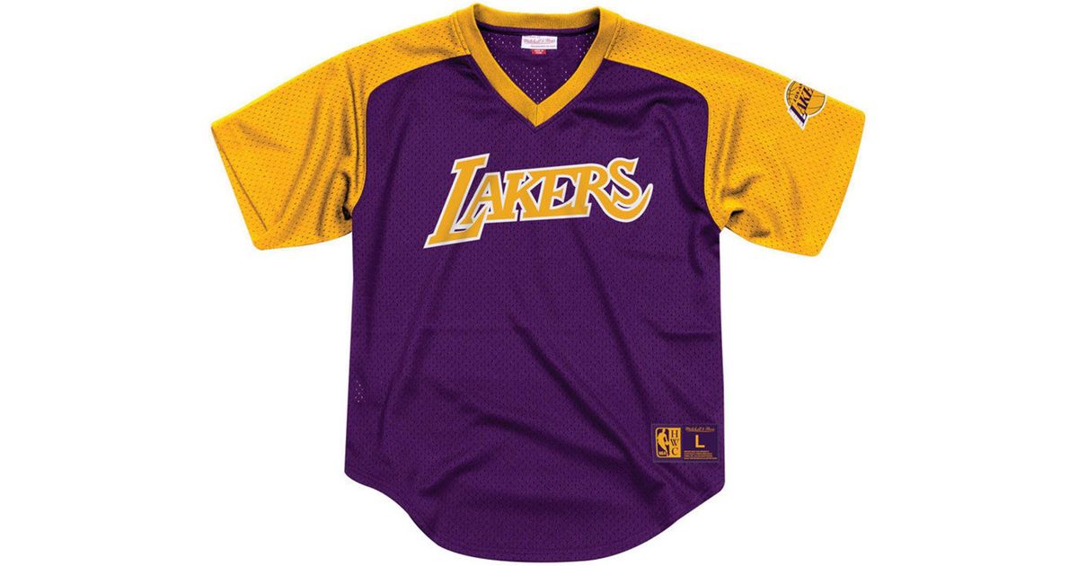 lakers v neck jersey