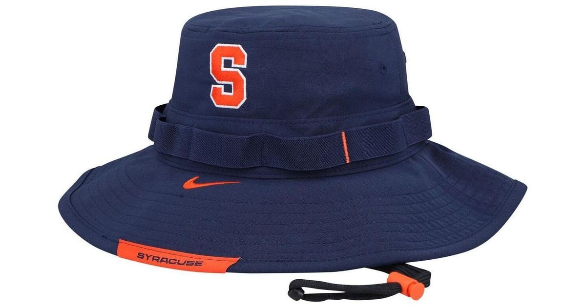 Nike Synthetic Navy Syracuse Orange Boonie Performance Bucket Hat in