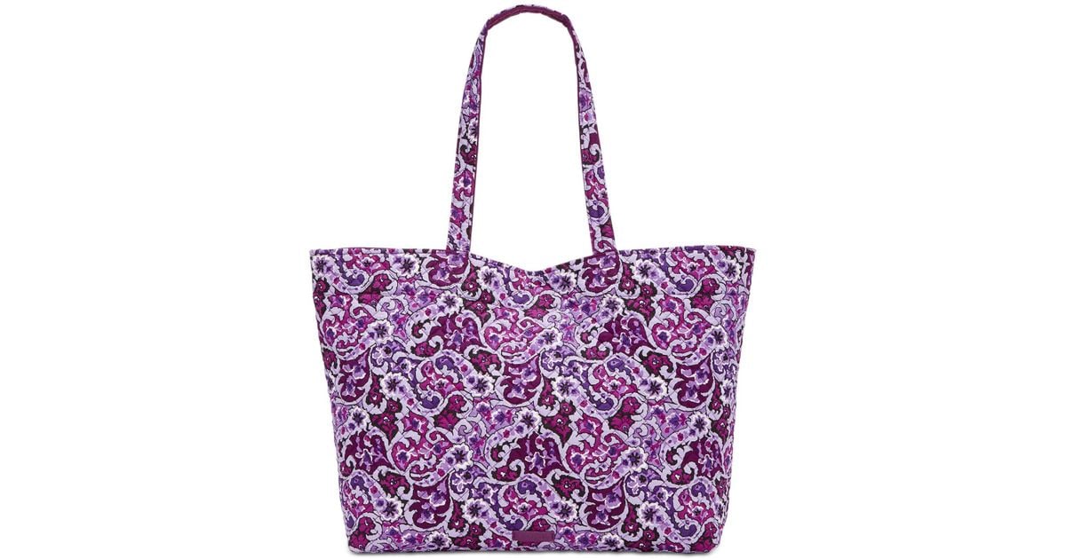 Vera Bradley Iconic Grand Extralarge Tote in Purple Lyst