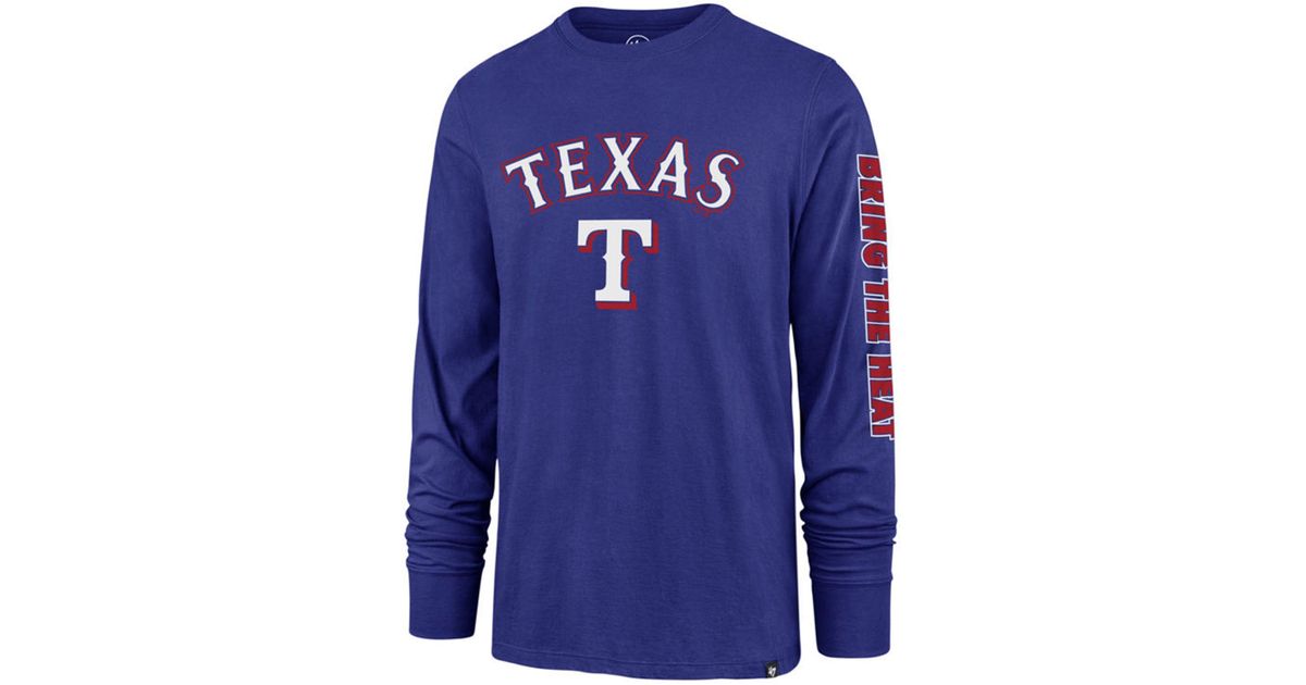 long sleeve texas rangers shirts