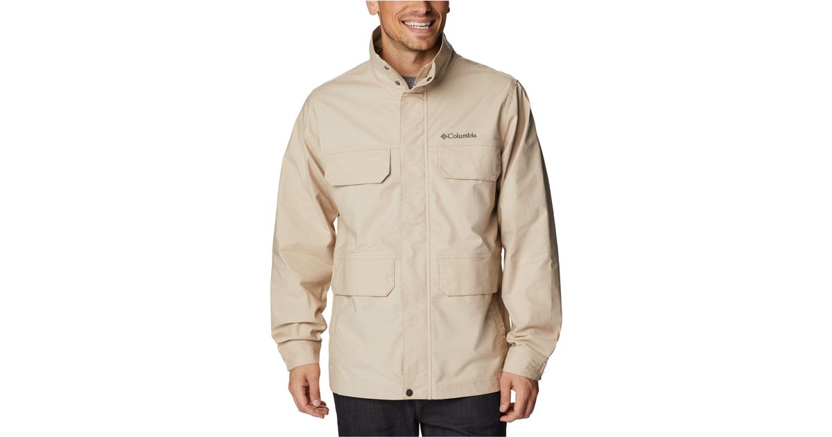 Columbia Sage Lake Lightweight Stretch Jacket in Natural for Men Lyst