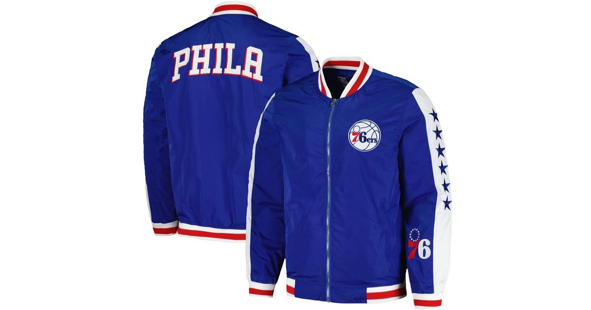 Philadelphia 76ers bomber jacket sales