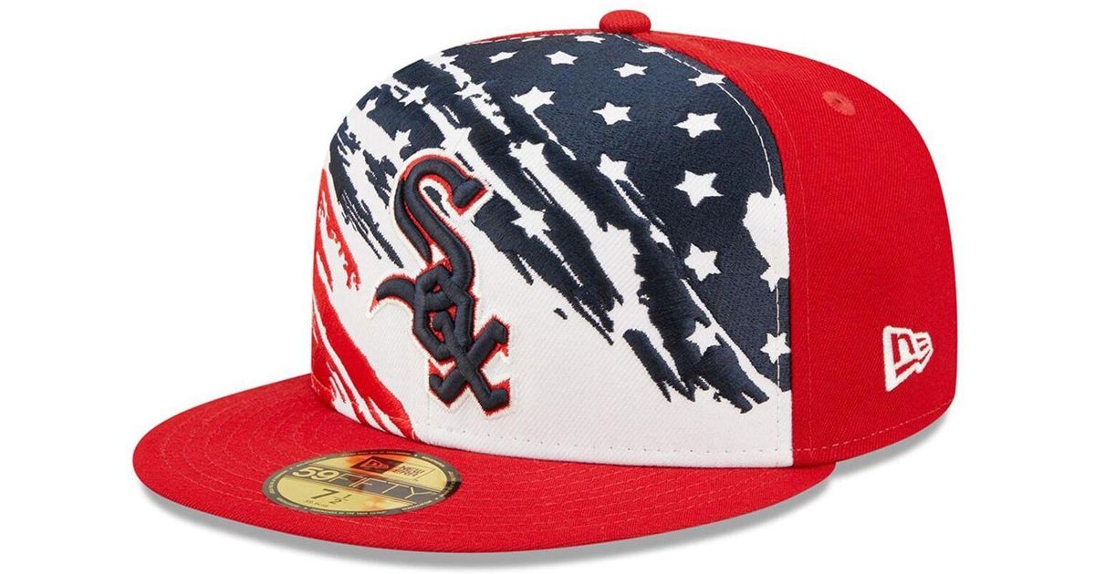 KTZ Synthetic Red Chicago White Sox 2022 4th Of July Onfield 59fifty