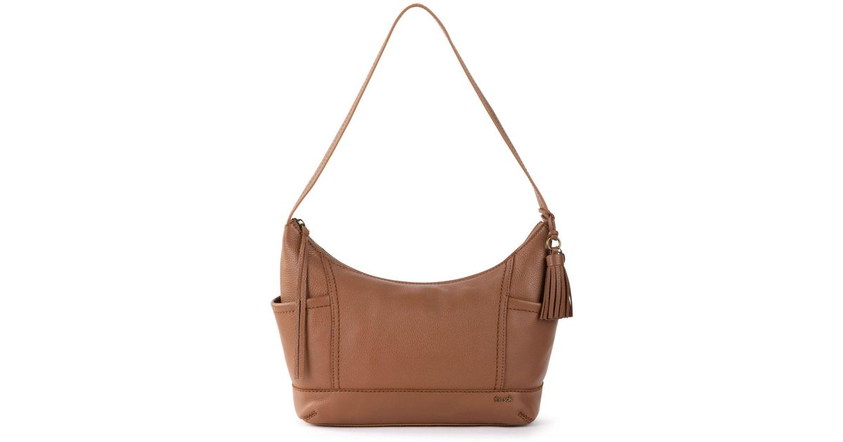 The Sak Kendra Leather Hobo in Tobacco (Brown) | Lyst