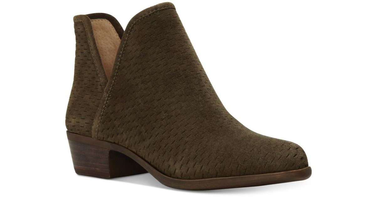 baley perforated chop out booties