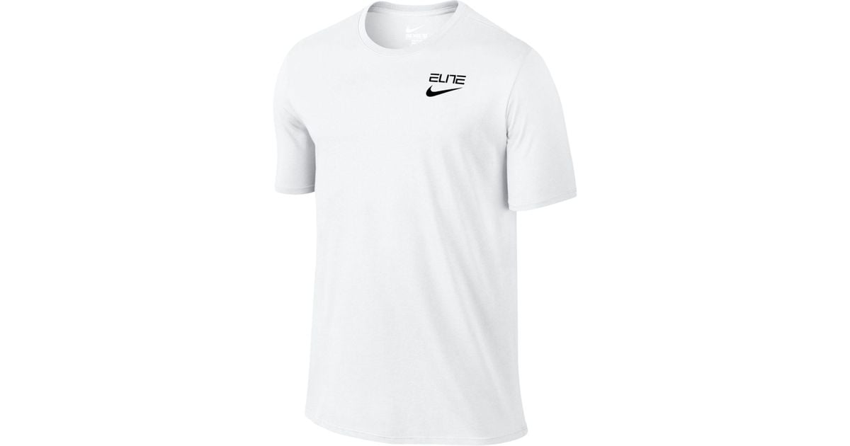 Nike Men's Elite Back-stripe Dri-fit T-shirt in Gray for Men