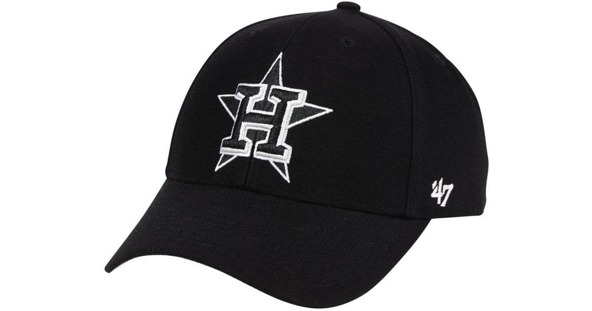 all black astros hat