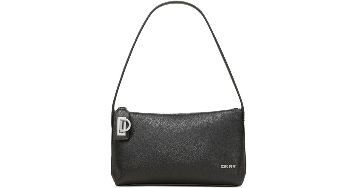 DKNY Lena Small Top Zip Shoulder Bag in Black Lyst