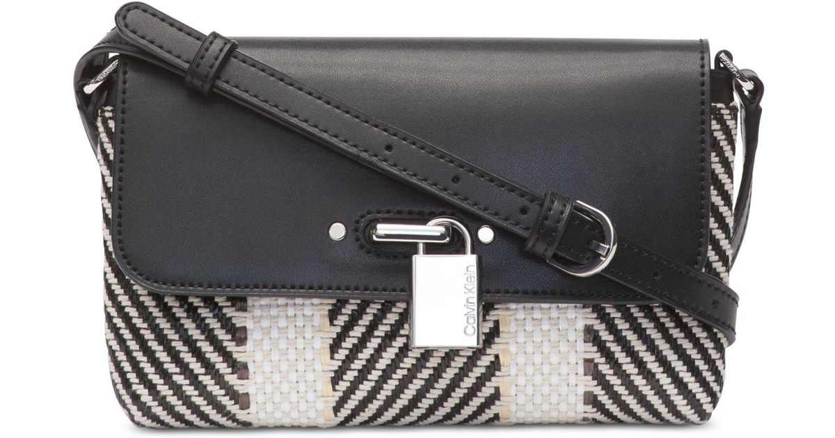 calvin klein roxy leather crossbody