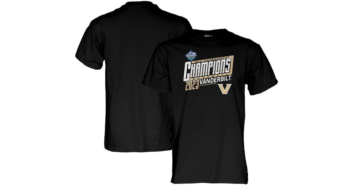 Blue 84 Black Vanderbilt Commodores 2023 Sec Baseball Conference