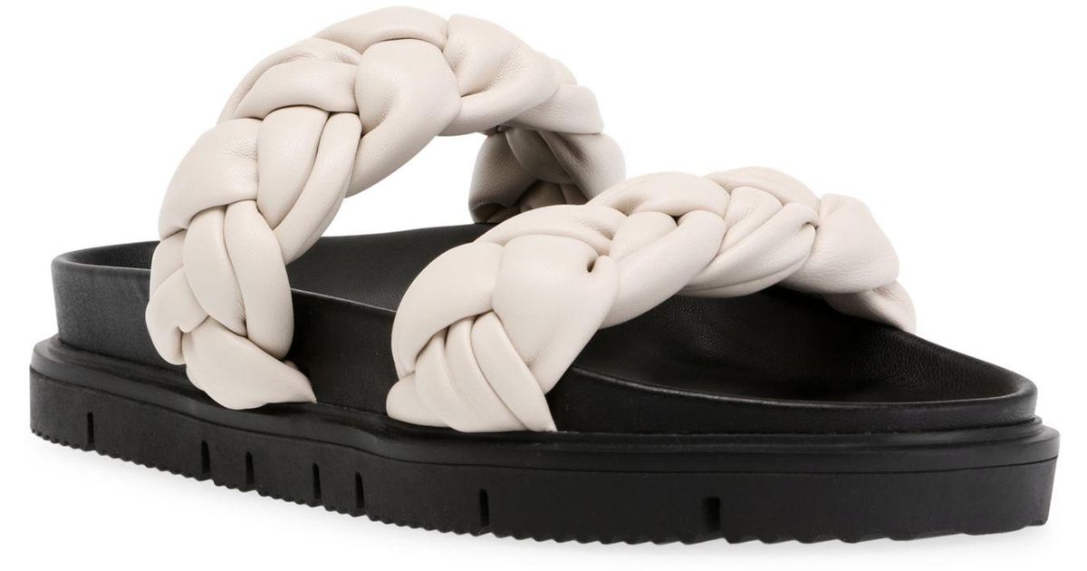 steve madden braided heel sandals