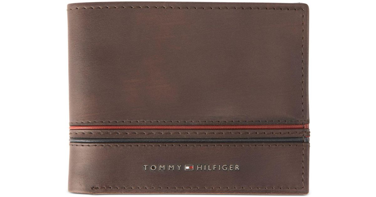 tommy hilfiger slimfold wallet