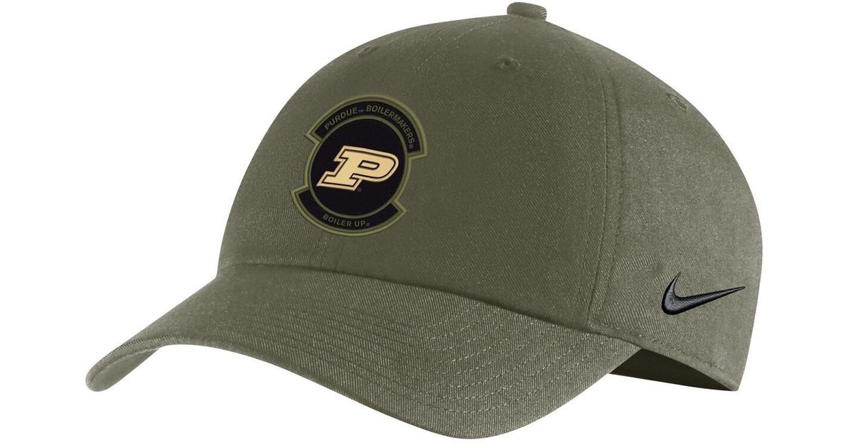 Nike Purdue Boilermakers Military-inspired Pack Heritage86 Adjustable ...