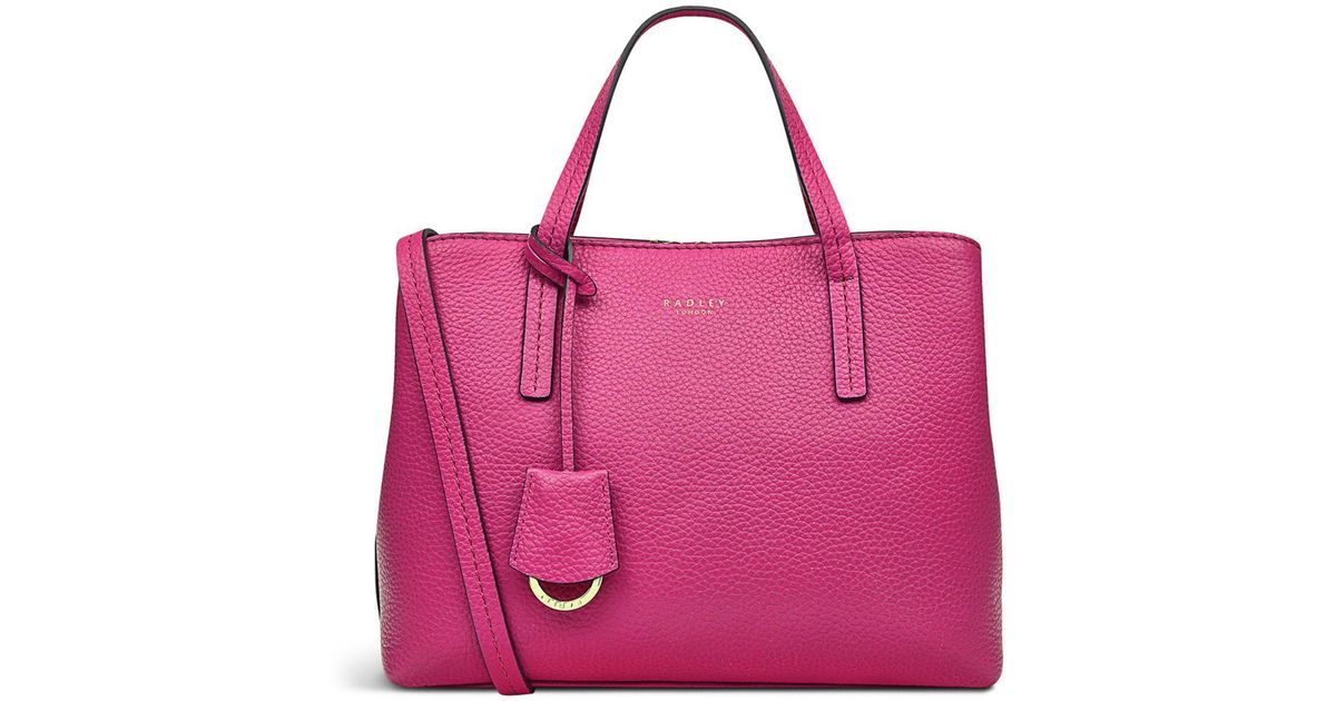 Radley Dukes Place Small Zip Top Satchel Bag in Pink Lyst