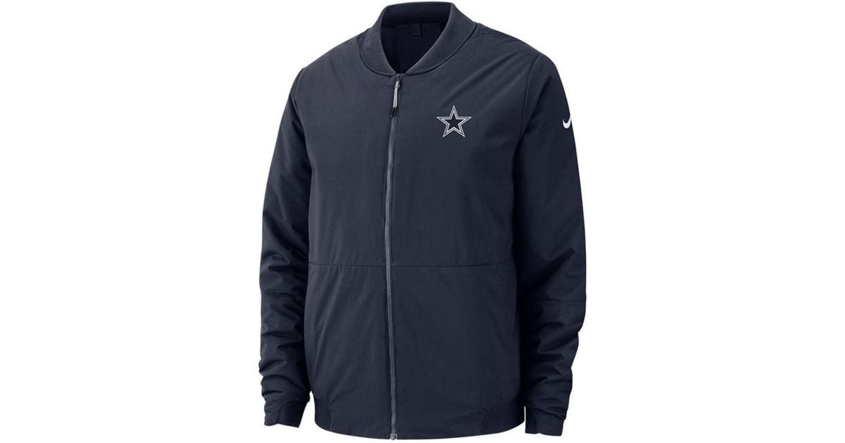 dallas cowboys nike bomber jacket