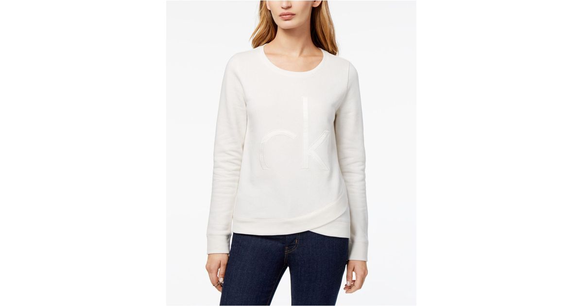 tulip hem sweatshirt