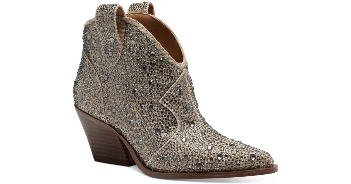 Jessica Simpson Zadie Pull-on Western Booties - Lyst