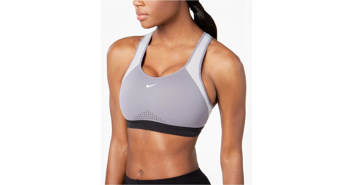 white high support sports bra