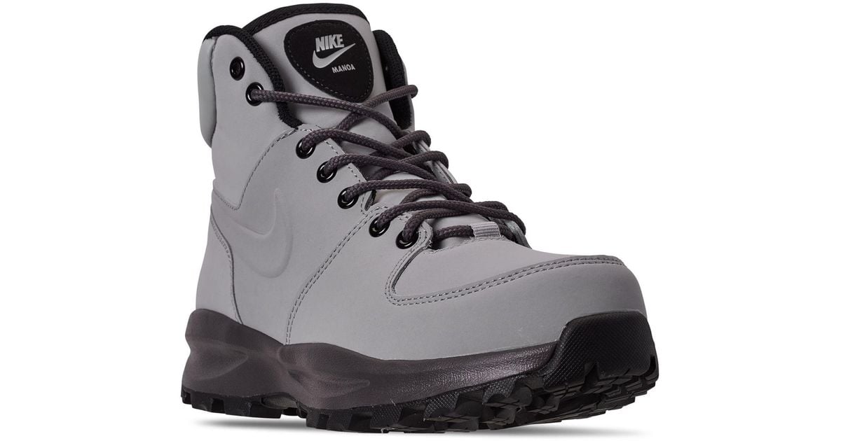 nike manoa leather grey