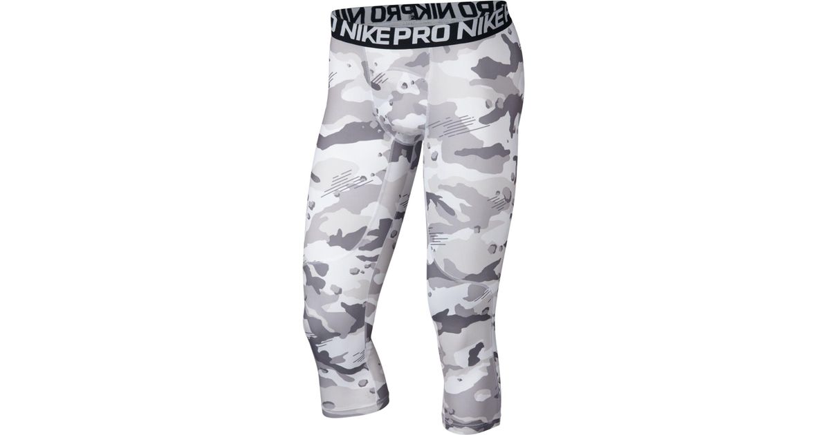 nike camo compression pants