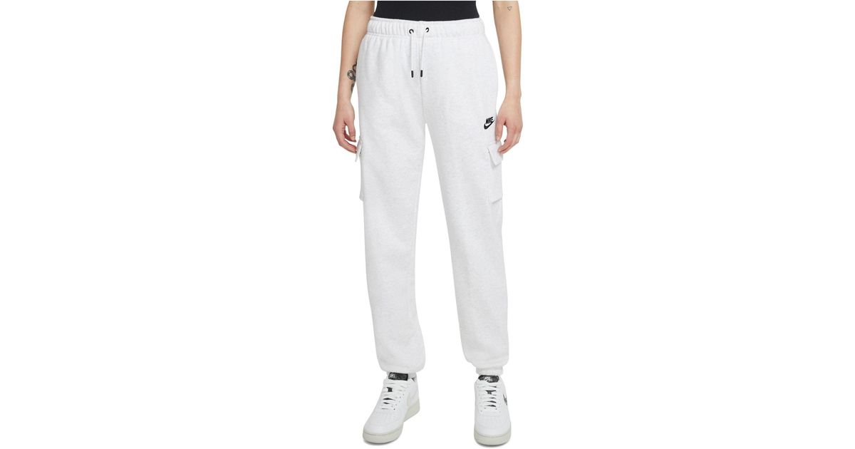 Nike Fleece Essentials Cargo Pants - Lyst