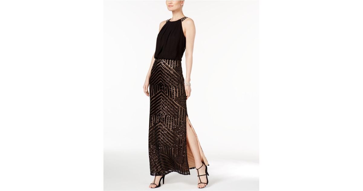 vince camuto blouson gown