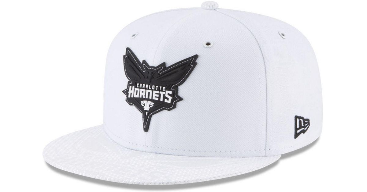 white charlotte hornets hat