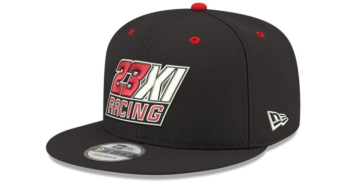 Ktz Synthetic Black 23xi Racing 9fifty 23xi Racing Snapback Adjustable 