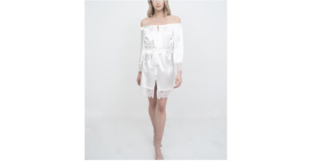 Le Laurier Bridal Bridal Off-the-shoulder Lace Trim The Hair And Makeup ...