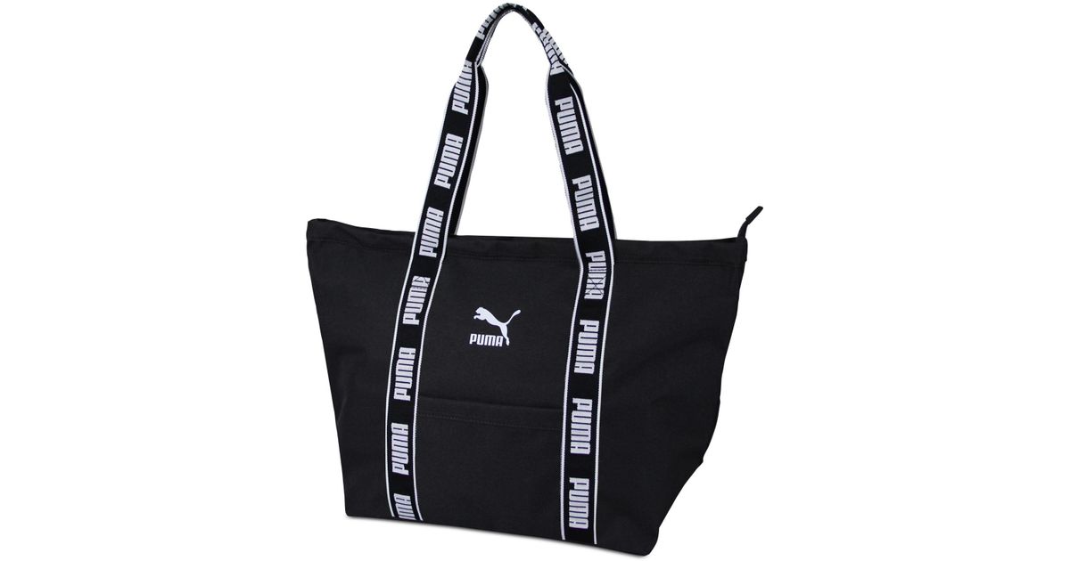 Puma Black Medium Logo Conveyor Tote
