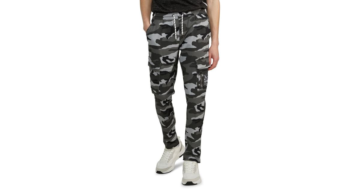 Ecko' Unltd Real World Cargo jogger Pants in Black for Men Lyst