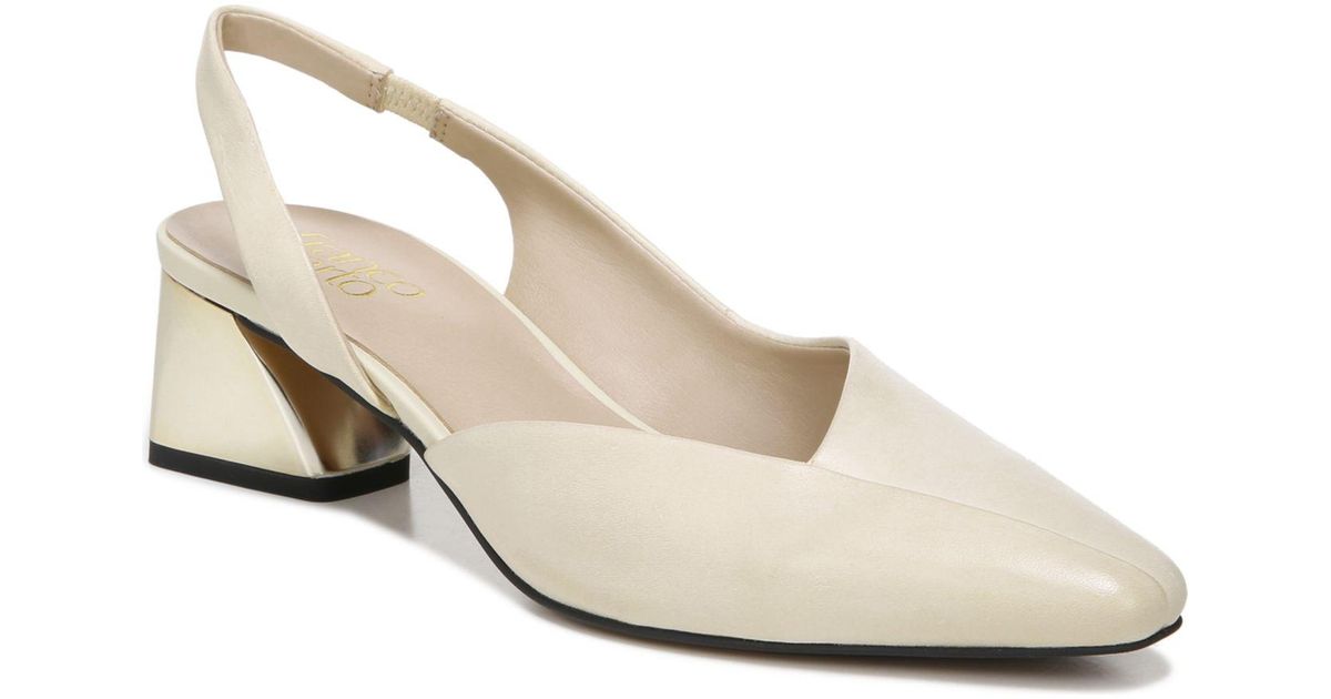 Franco Sarto Synthetic Jeen Slingbacks | Lyst