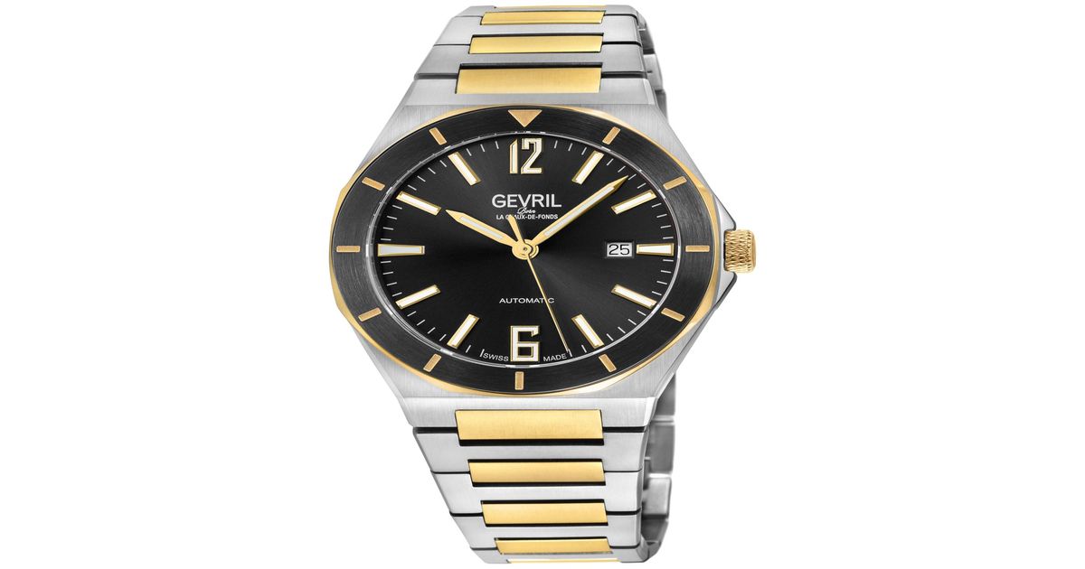 Gevril High Line Stainless Steel Watch 43mm in Metallic for Men Lyst