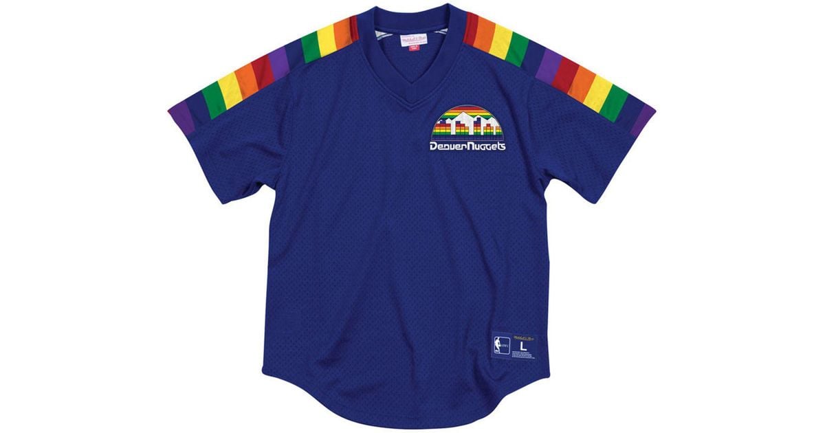 denver nuggets dark blue jersey