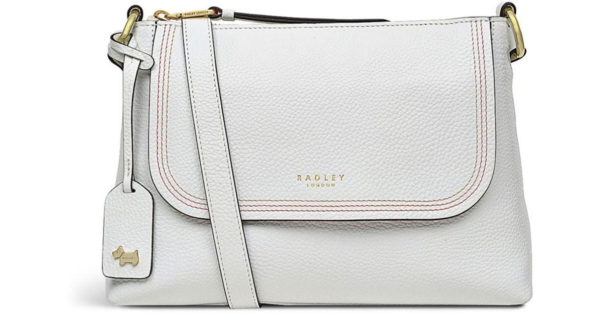 Radley Colwyn Road Small Zip Top Crossbody Bag in White Lyst