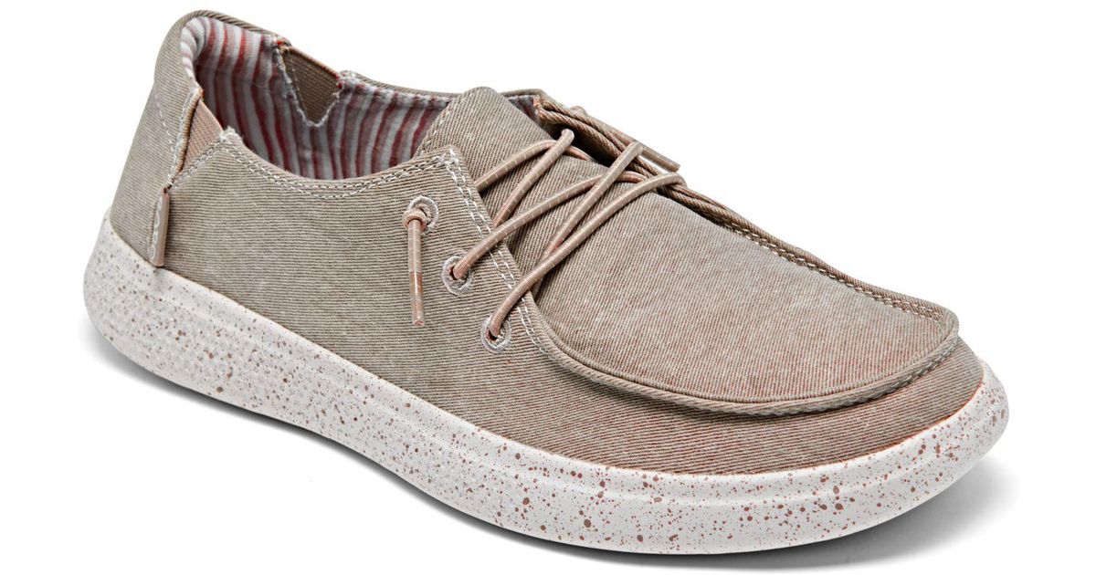 Skechers Canvas Bobs Skipper - Summer Life Oxford Walking Sneakers From ...