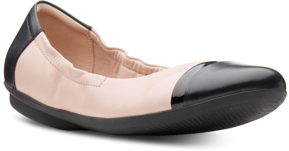 clarks flats pink