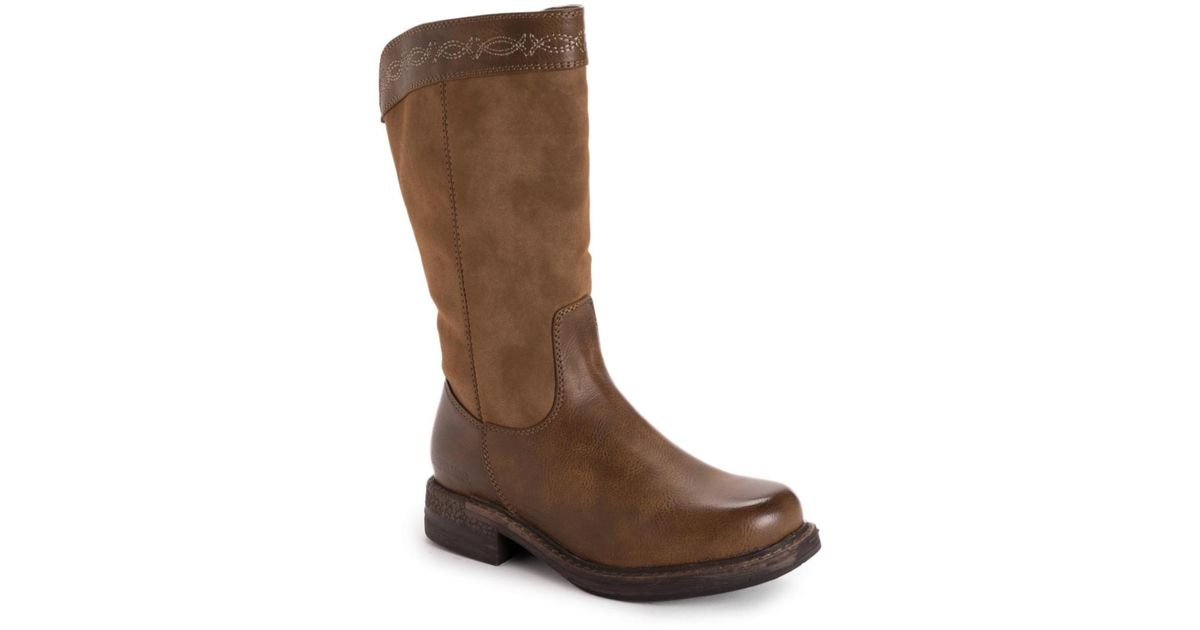 Knee high logger hot sale boots