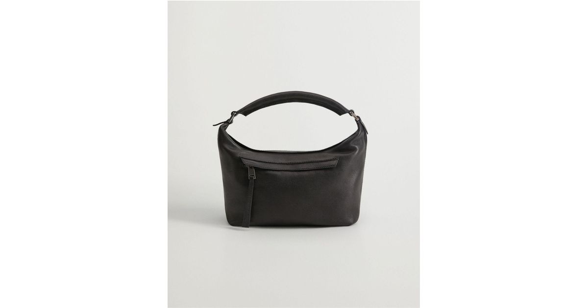 mango multi position leather bag