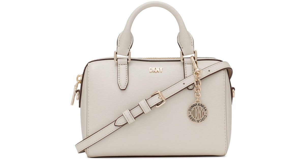 DKNY Bryant Small Zippered Duffle Bag in Natural | Lyst